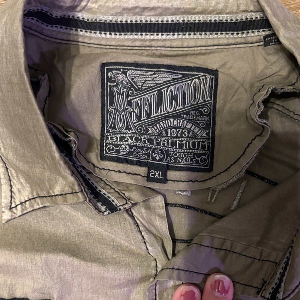 Affliction Button Down - image 2